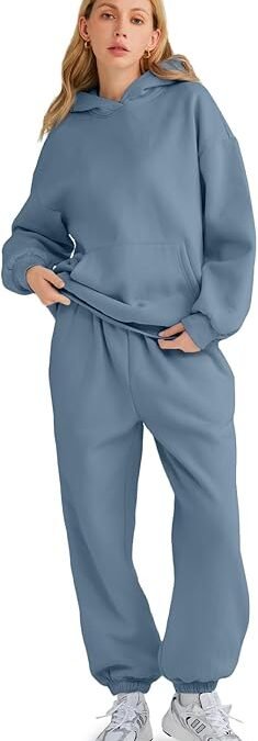 AUTOMET Women’s 2 Piece Outfits Lounge Hoodie Sweatsuit Sets