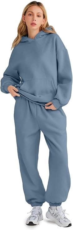 AUTOMET Women’s 2 Piece Outfits Lounge Hoodie Sweatsuit Sets