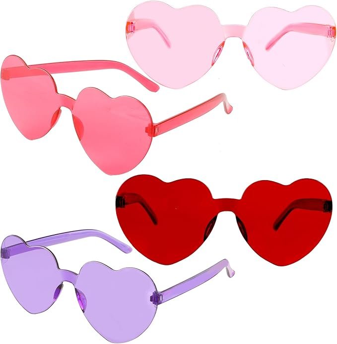 Heart Sunglasses, Pink Heart Sunglasses