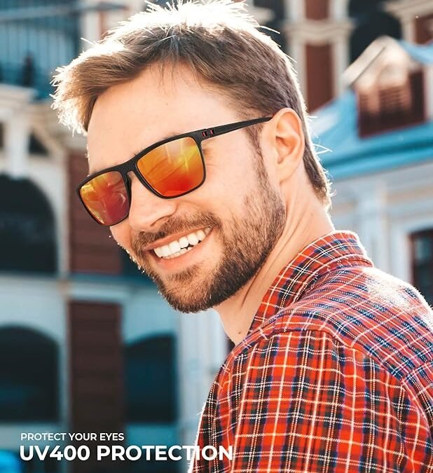 KALIYADI Polarized Sunglasses for Men, Lightweight Sun Glasses