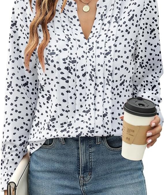Blooming Jelly Women’s Dressy Casual Blouses 2024 Fall Outfits